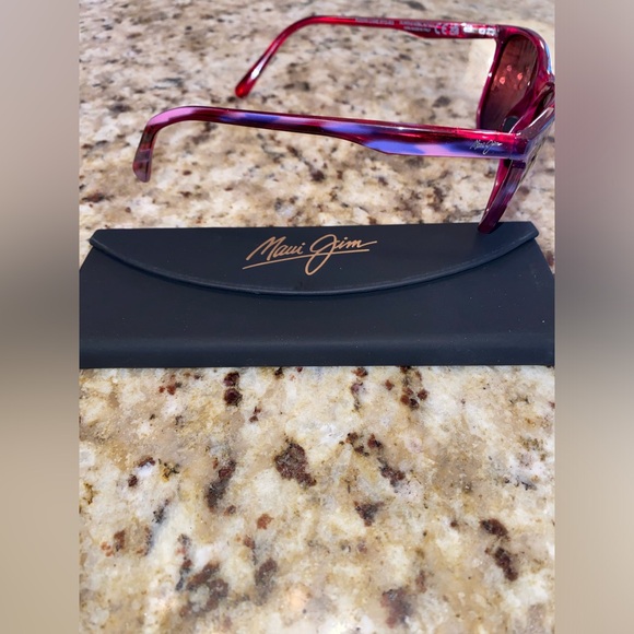 New Maui Jim Sugar Cane Polarized STG-BG MJ-783-13B Lilac Sunset Frame Rose Lens - Picture 6 of 12